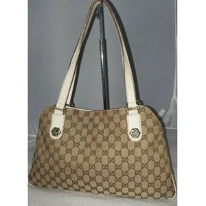 Authentic GUCCI GG monogram Shoulder tote bag